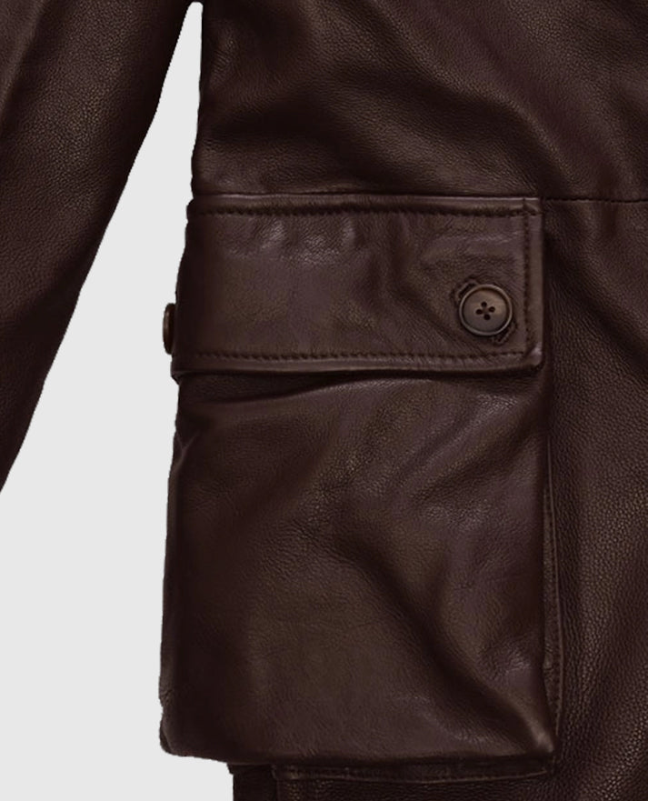 Brown Washed and Wax Tom Hardy Trench Coat
