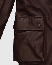 Brown Washed and Wax Tom Hardy Trench Coat