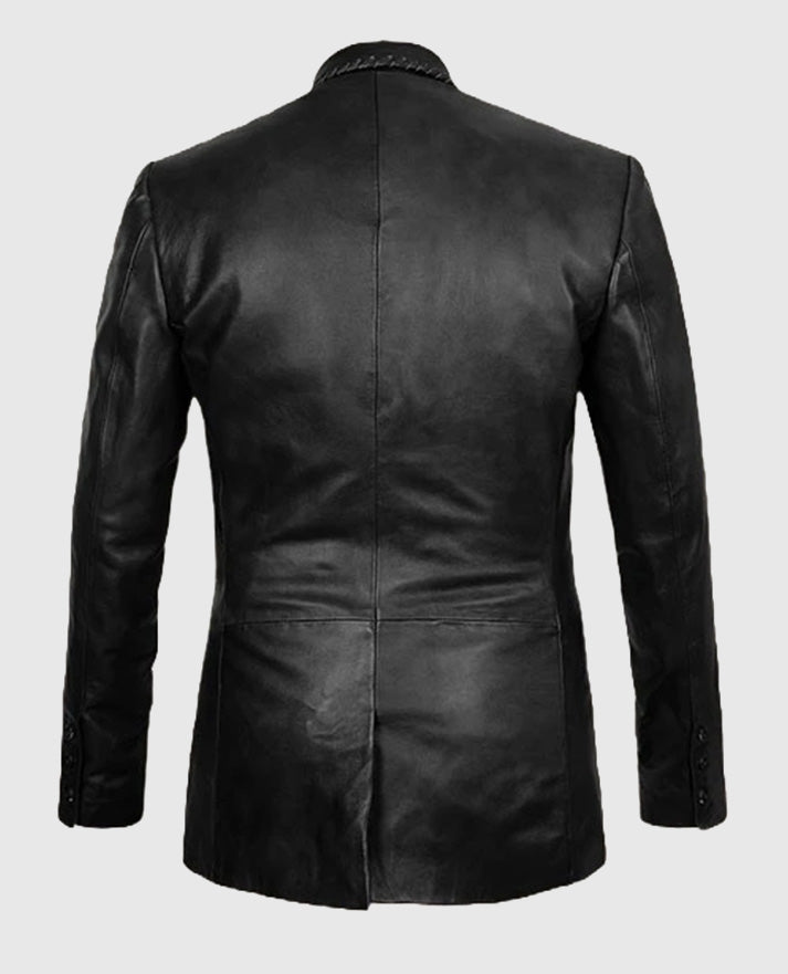 Medieval Leather Blazer For Men