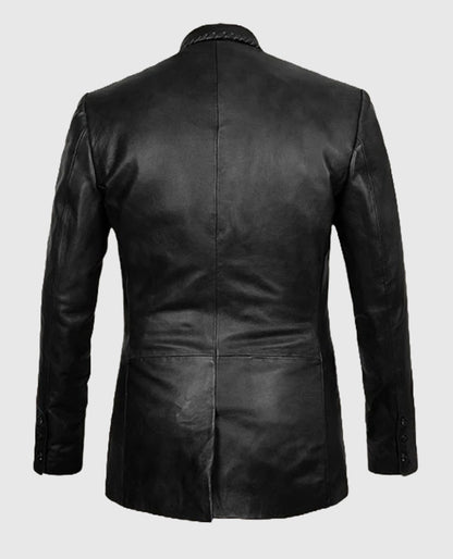 Medieval Leather Blazer For Men