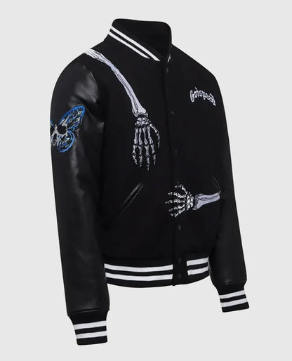 Godspeed Skull Rod Halloween Varsity Jacket