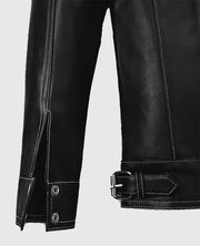 Men's Black Slim Fit Leather Jacket