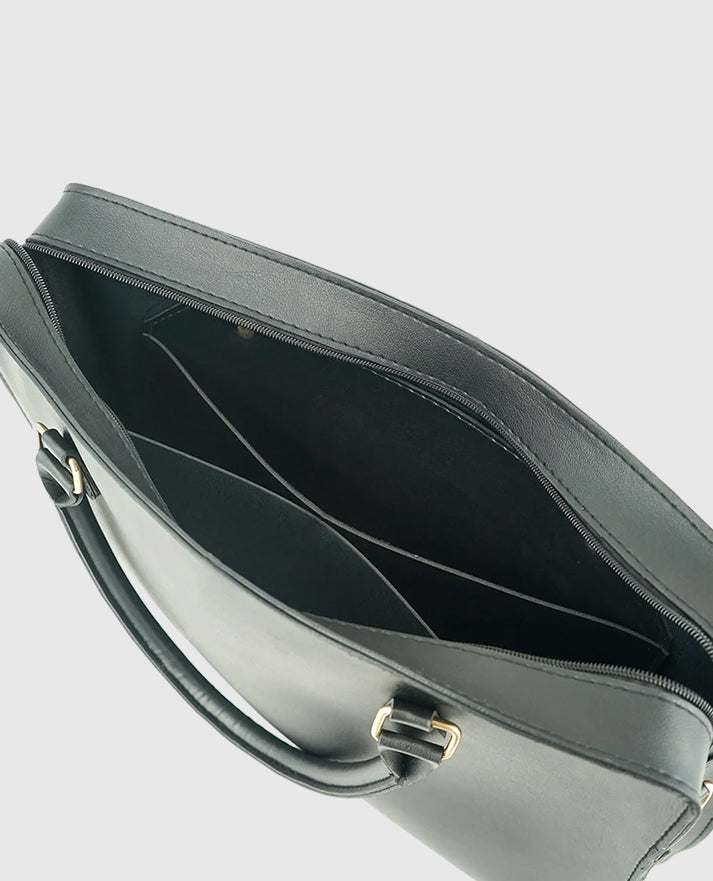 Multi Pockets Laptop Bag (Black)