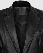 Medieval Leather Blazer For Men