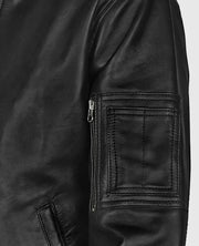 Men's Bomber MA-1 Leather Jacket