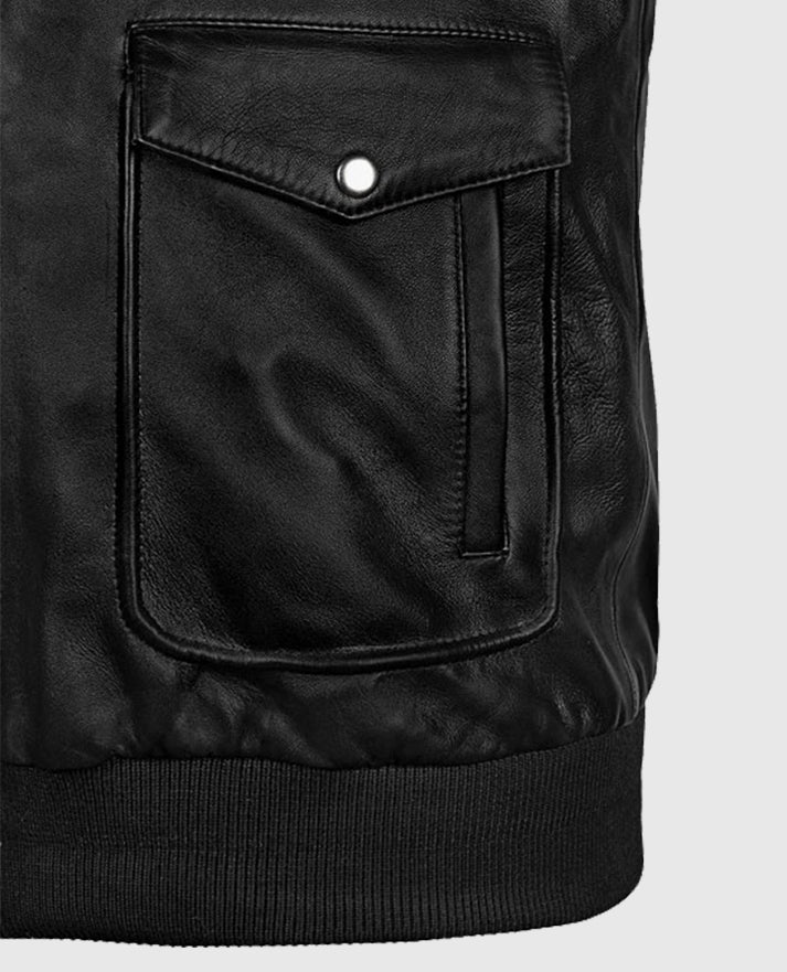 Men's Flight A2 Bomber Leather Jacket