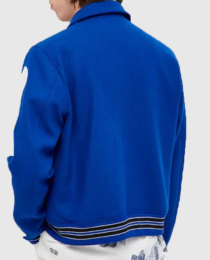 Amiri Bones Letterman Wool Jacket