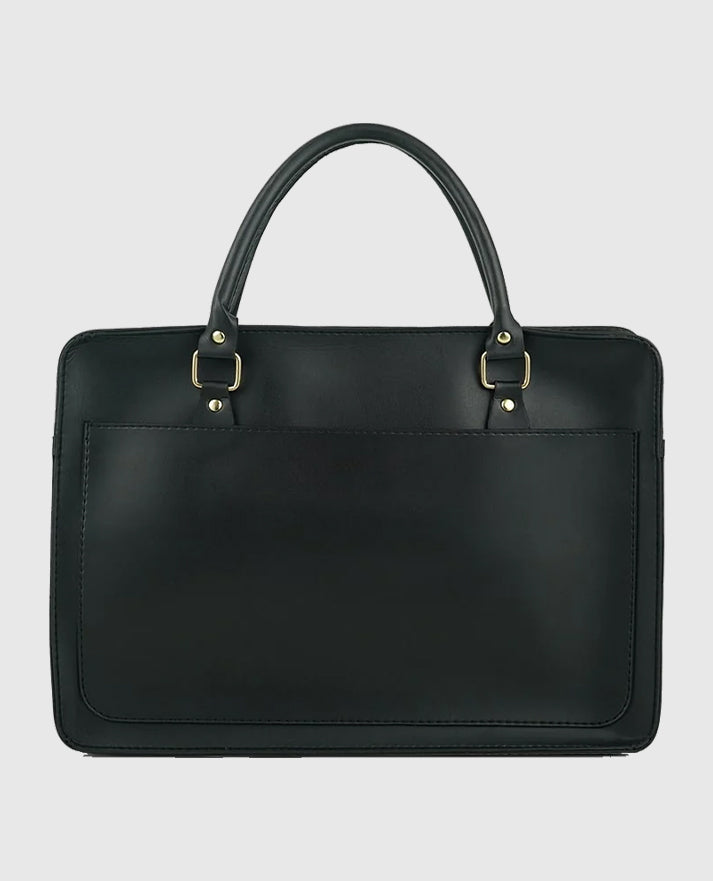 Multi Pockets Laptop Bag (Black)