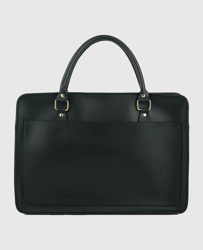 Multi Pockets Laptop Bag (Black)