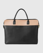 Sack Laptop Bag (Black & Peach)