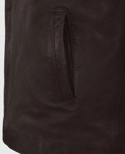 Men's Brown Motorad Biker Leather Jacket