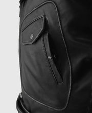 Men's Biker Street Style Leather Jacket