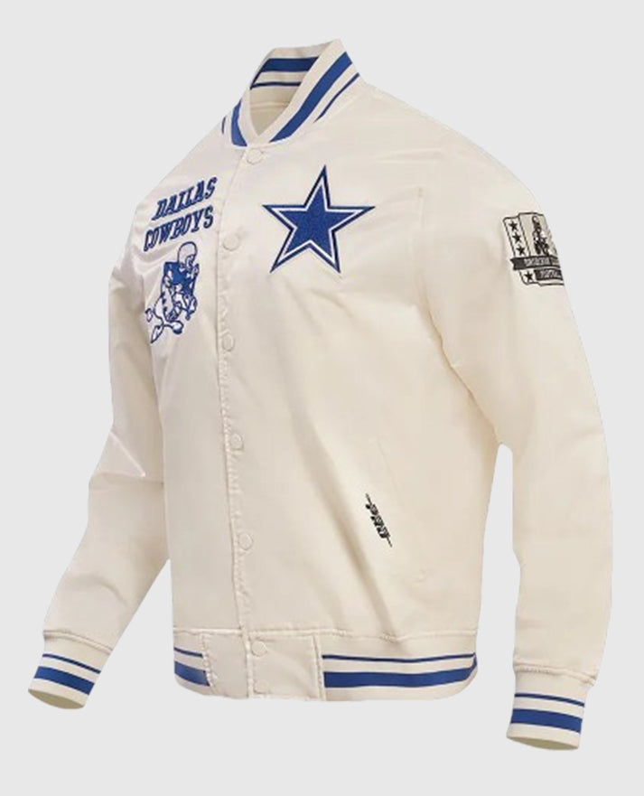Dallas Cowboys Retro Classic Rib Jacket