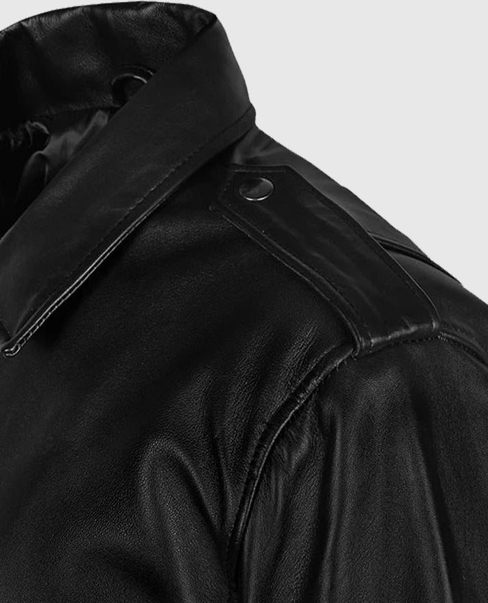 Men's Flight A2 Bomber Leather Jacket