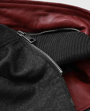 Men's Leather Rodeo Hooded Jacket