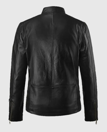 Star Trek Chris Pine Kirk Black Leather Jacket