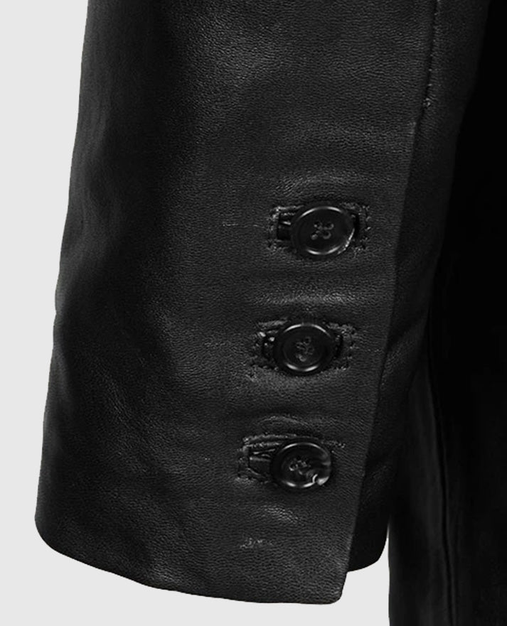 Medieval Leather Blazer For Men