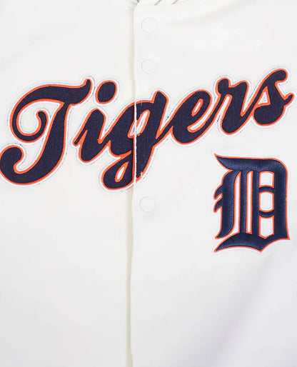 Detroit Tigers Logo Game Day Eggshell Jacket