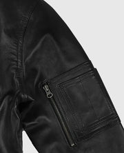 Men's Bomber MA-1 Leather Jacket