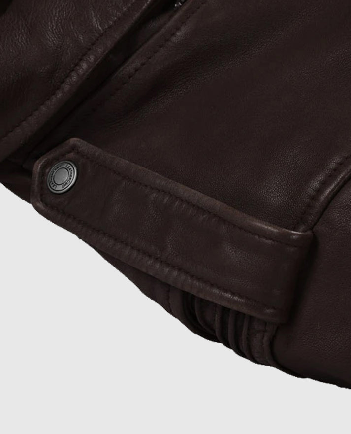 Men's Brown Falcon Rider Leather Jacket