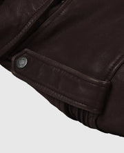 Men's Brown Falcon Rider Leather Jacket