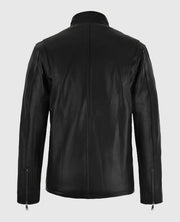 Henry Cavill Black Biker Leather Jacket