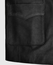 Ben Stiller Leather Blazer