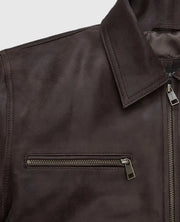 Sam Worthington Kidnapping Mr Heineken Leather Jacket