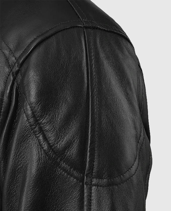 Star Trek Chris Pine Kirk Black Leather Jacket