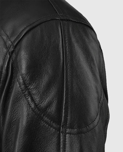 Star Trek Chris Pine Kirk Black Leather Jacket