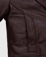 Johnny Depp Donnie Brasco Leather Blazer