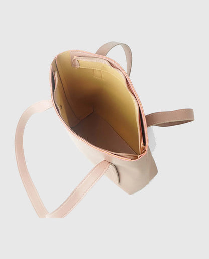 Falcon Peach Tote Set of 3 Bag