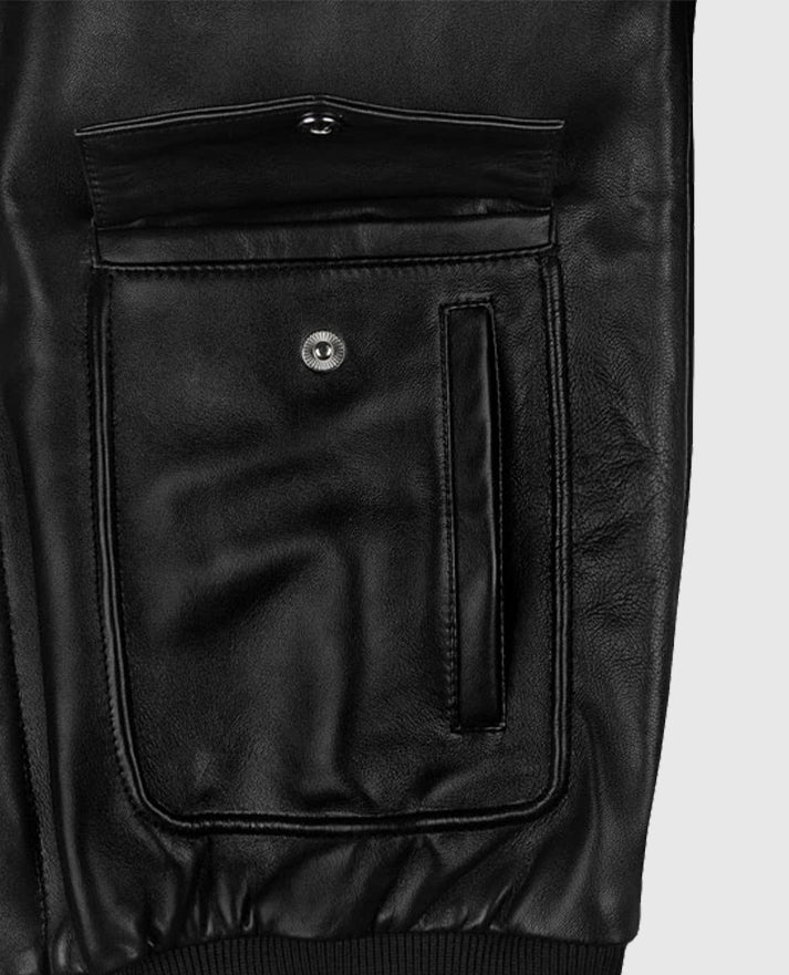 Men's Flight A2 Bomber Leather Jacket