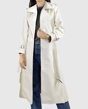 Vanessa Kirby Mission Impossible Fallout Leather Long Coat