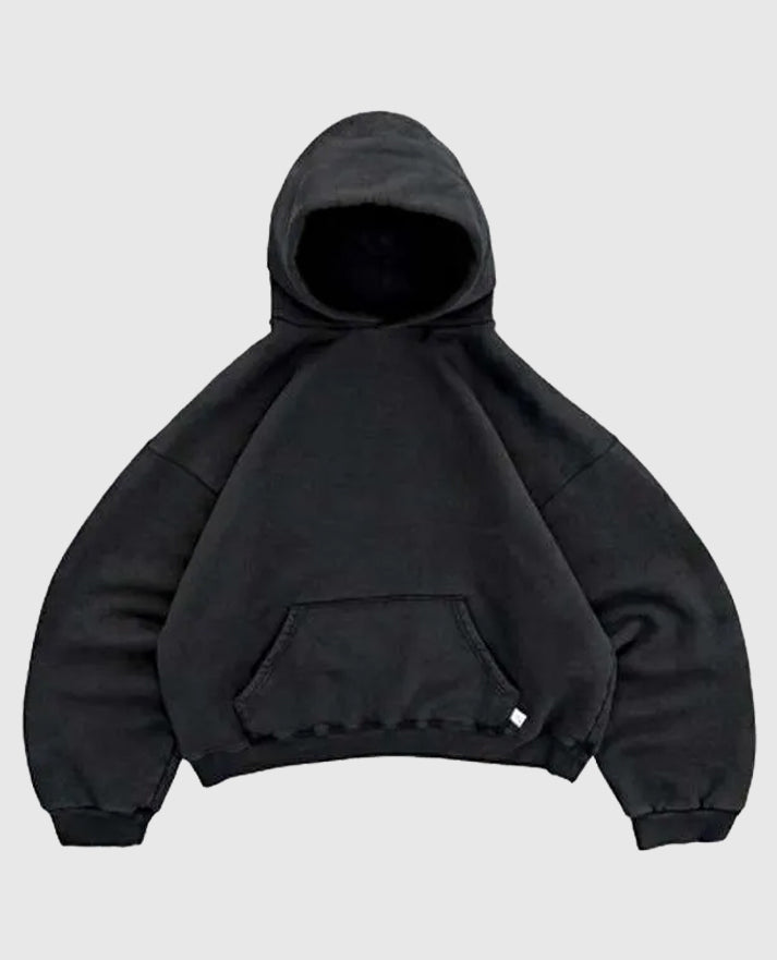 Akimbo Black Pullover Hoodie