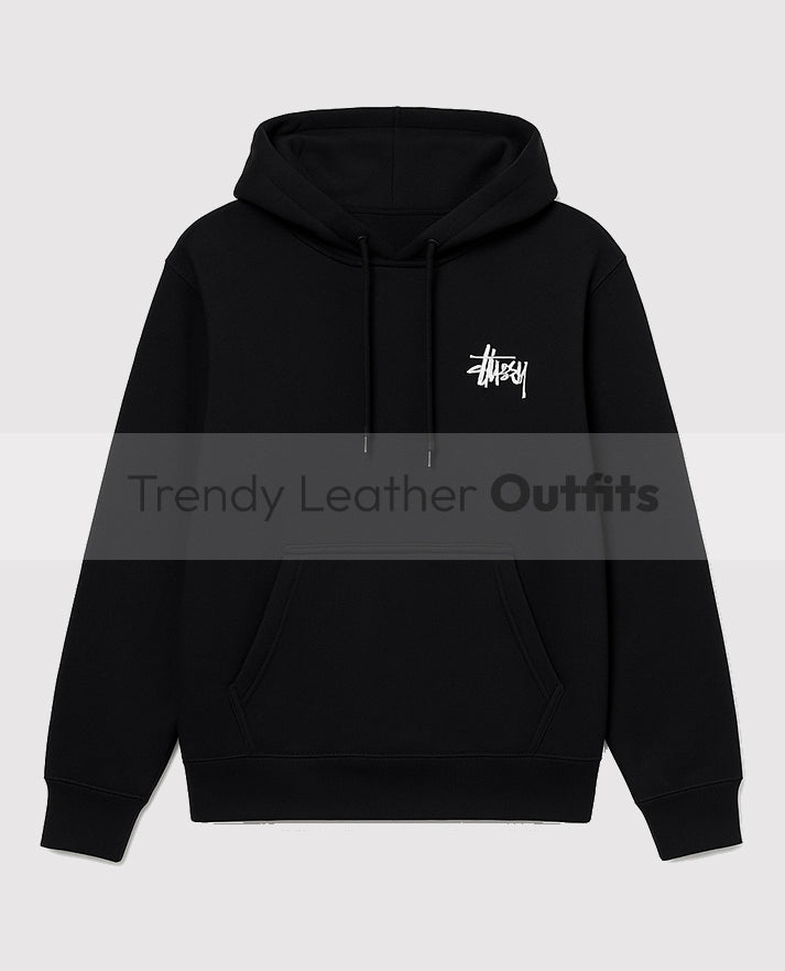 Basic Stussy Black Hoodie