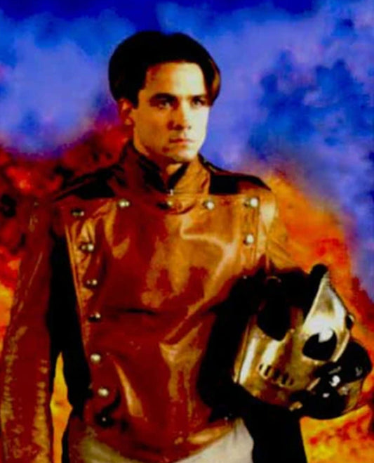Bill Clifford The Rocketeer Brown Leather Jacket