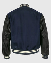 Black and Blue Detroit Tigers 1955 Varsity Jacket
