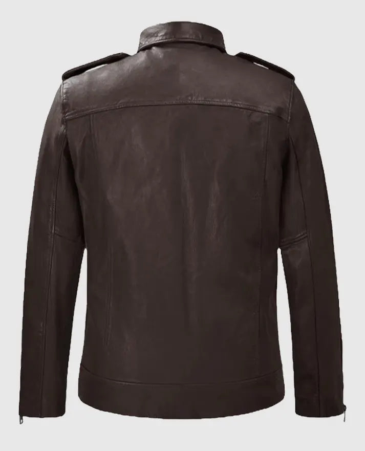 Brown Rutland Riding Leather Jacket
