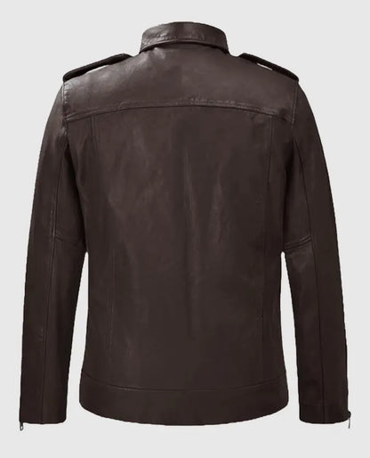 Brown Rutland Riding Leather Jacket