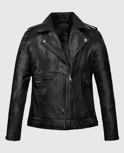 Cameron Diaz Annie Black Leather Jacket