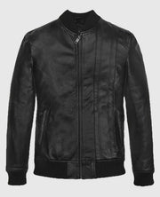 Chris Evans Black Leather Jacket