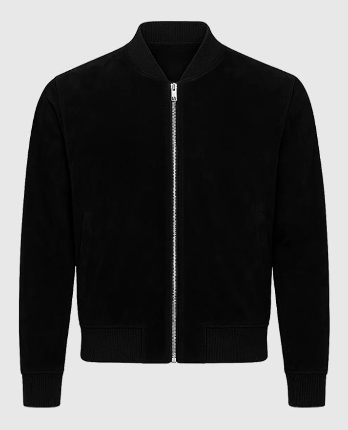 David Beckham Suede Leather  Jacket
