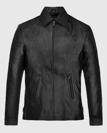 David Schwimmer Friends Season 4 Black Leather Jacket