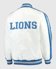 Detroit Lions Throwback D-Line Satin Jacket