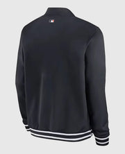 Detroit Tigers Black Bomber Black Full-Zip Jacket