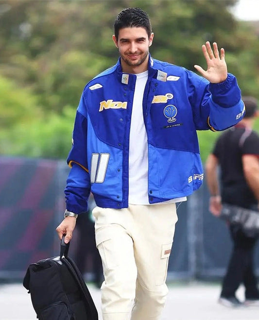 Esteban Ocon Blue Nike Nocta Jacket