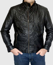 Ethan Hunt Mission Impossible 5 Tom Cruise Leather Black Jacket