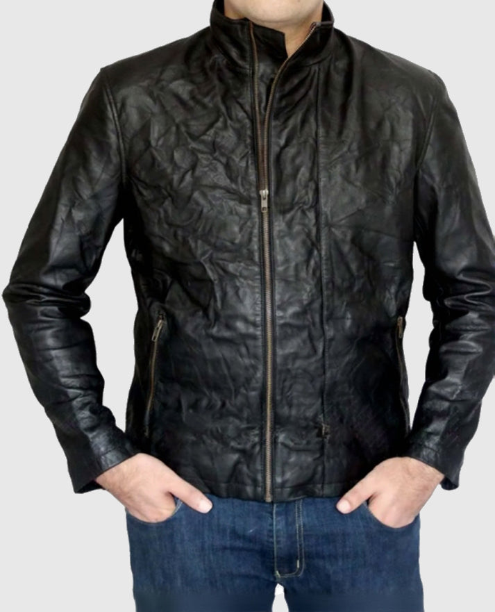 Ethan Hunt Mission Impossible 5 Tom Cruise Leather Black Jacket