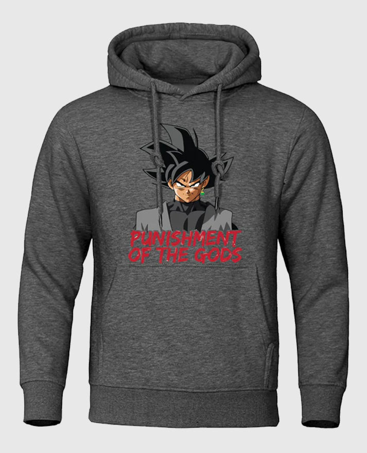 Goku Punishment Gray Hoodie